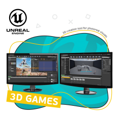 Unreal Engine 4. Игровой движок - КИБЕРшкола программирования для детей, компьютерные курсы для школьников, начинающих и подростков - KIBERone г. Осиново