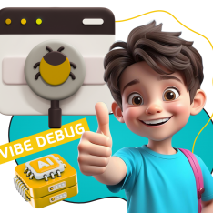 Тестирование & Vibe Debug. Охотники за багами - КИБЕРшкола программирования для детей, компьютерные курсы для школьников, начинающих и подростков - KIBERone г. Осиново