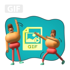 Gif-анимация - КИБЕРшкола программирования для детей, компьютерные курсы для школьников, начинающих и подростков - KIBERone г. Осиново