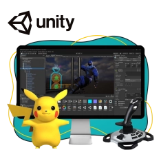 Мир игр на Unity 2D на популярном движке + AI-помощники - КИБЕРшкола программирования для детей, компьютерные курсы для школьников, начинающих и подростков - KIBERone г. Осиново