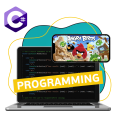 Программирование на C#. Удивительный мир 2D-игр - КИБЕРшкола программирования для детей, компьютерные курсы для школьников, начинающих и подростков - KIBERone г. Осиново